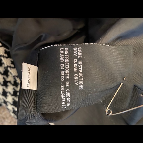 Mudd Wool Blend Houndstooth Coat - 🤍 size M 🖤 - Picture 7 of 8